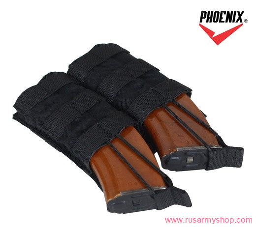Assault M/AK 2 mags pouch (black) PHOENIX RME