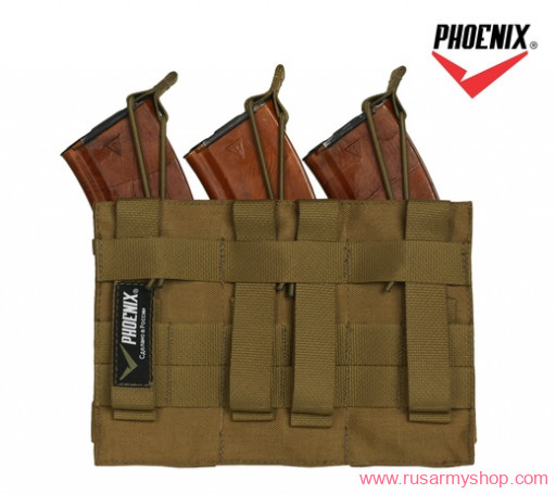 Assault M/AK 3 mags pouch (coyote) PHOENIX RME