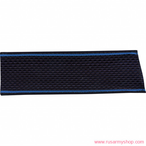 Погоны со скосом Сплав Погоны ОВ синие голубой кант