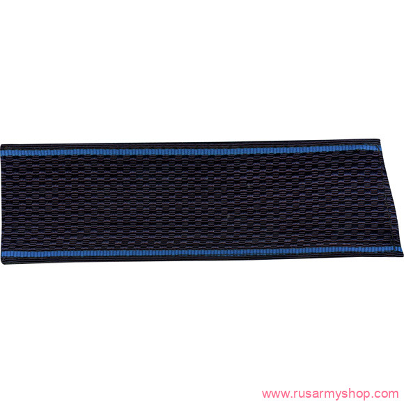 Погоны со скосом Сплав Погоны ОВ синие голубой кант