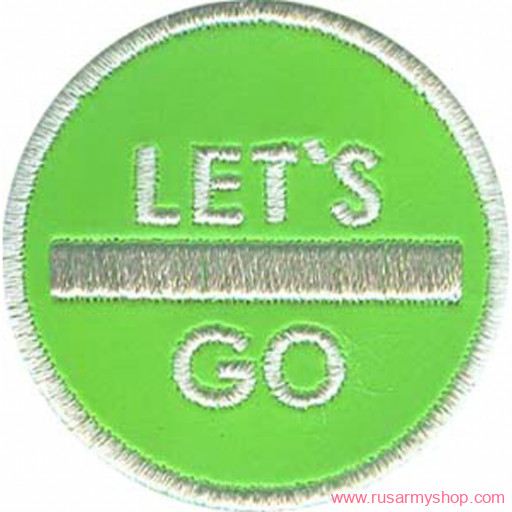 Нашивки-термоаппликация Сплав Термонаклейка -1461 Let&#039;s go Вперёд