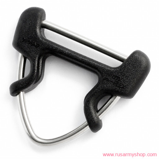 Фурнитура Сплав Пряжка полукольцо треугольное металл-пластик