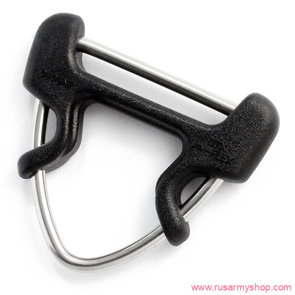 Фурнитура Сплав Пряжка полукольцо треугольное металл-пластик