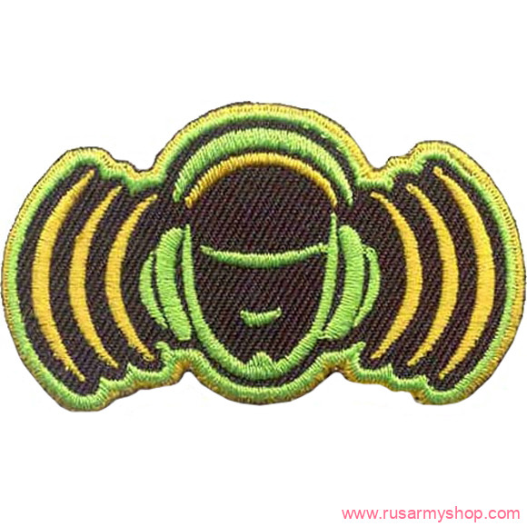 Нашивки-термоаппликация Сплав Термонаклейка -0174.2 Голова в наушниках без фона