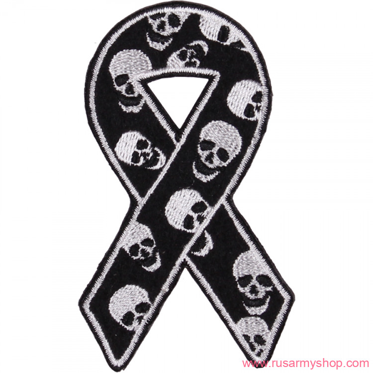 Нашивки-термоаппликация Сплав Термонаклейка Лента с черепами