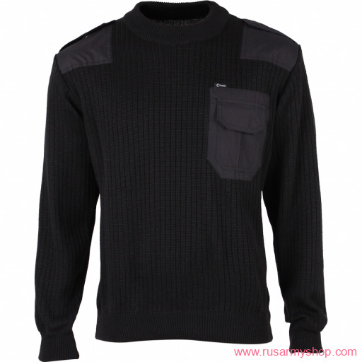 Sweater half-woollen with patches c41 SPLAV