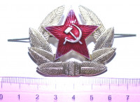 Badge soldier Soviet Star sickle and hammer