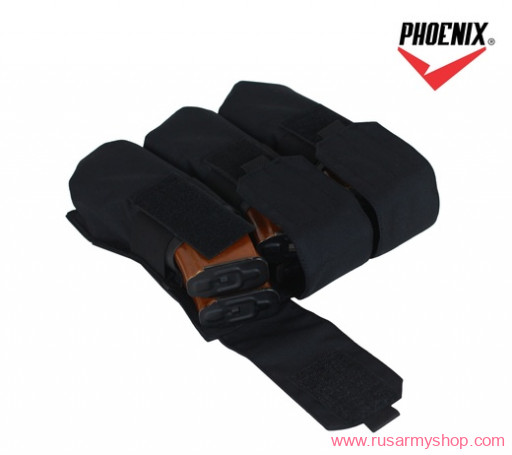 6 AK mags pouch (black) PHOENIX RME